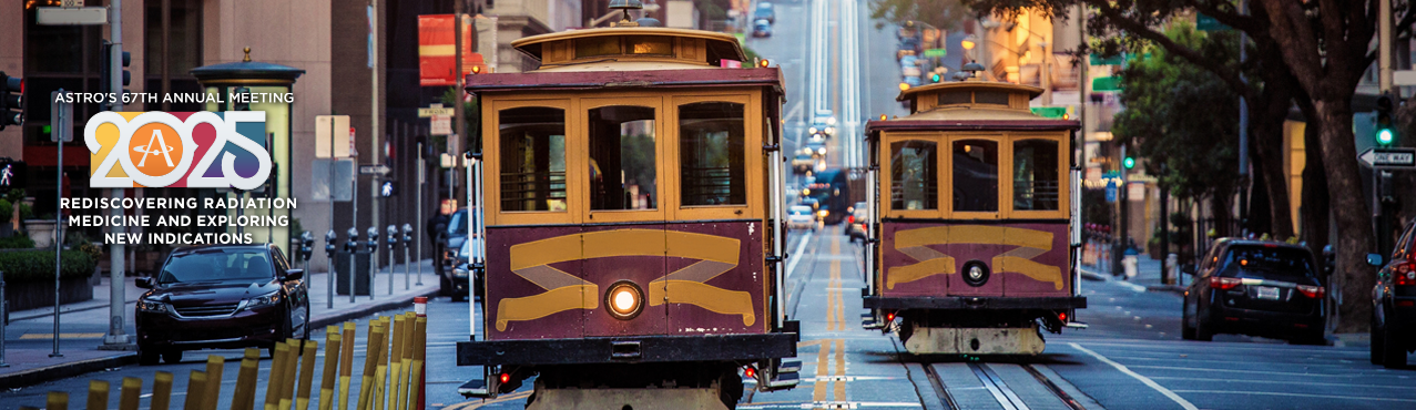 San Francisco Painted Ladies with ASTRO Annual Meeting Logo on left corner