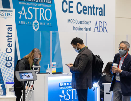 Image: CME Booth from ASTRO Annual Meeting