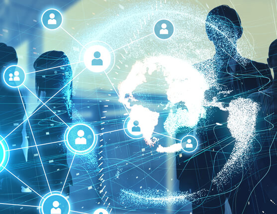 Image: people networking