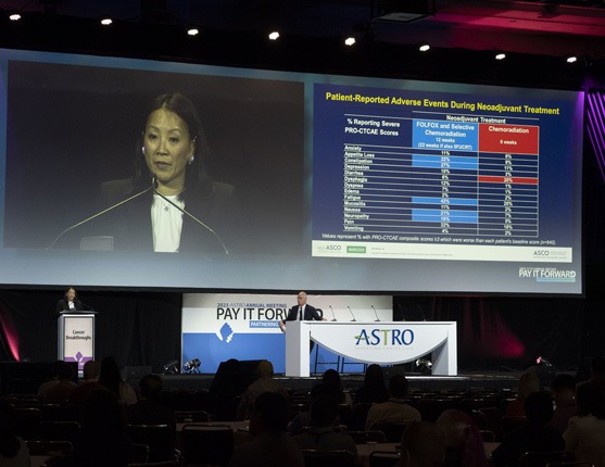 Image: Presenter at Cancer Breakthroughs Session at AM 23