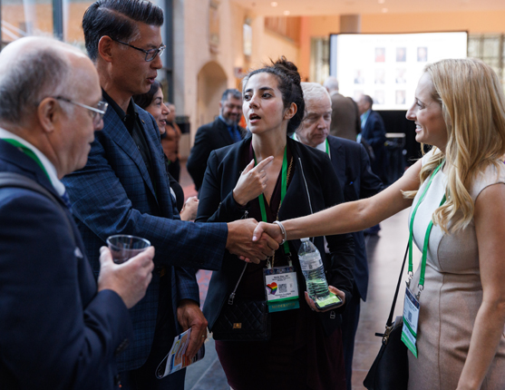 Image: Members talking