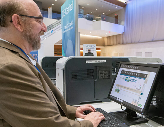 Image: Man using computer