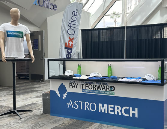 Image: ASTRO's merch booth