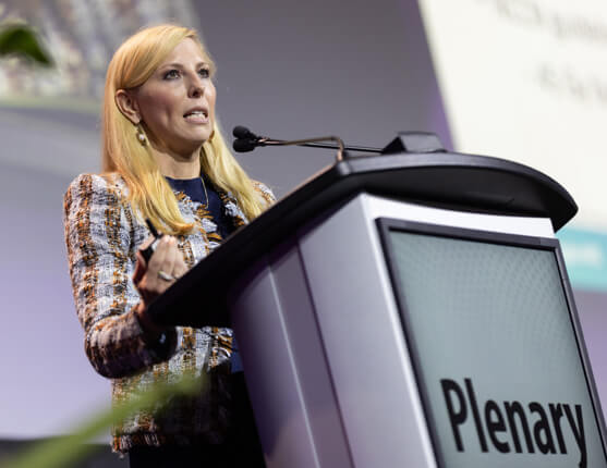 Image: Woman speaking 