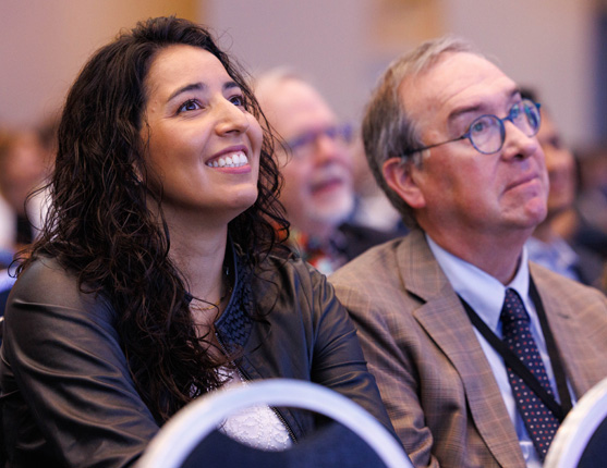 Image: People attending keynote session